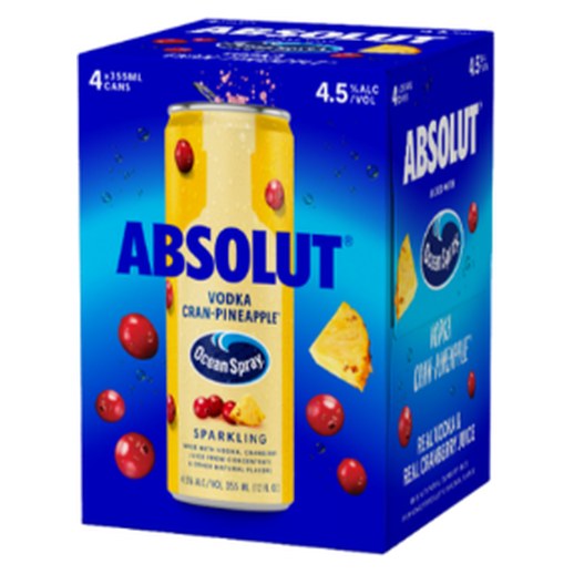 Absolut & Ocean Spray Cran-Pineapple at Sunshine Market & Liquor